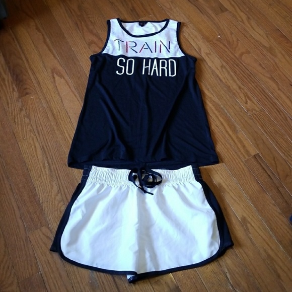 Material Girl Pants - Material Girl Work Out Outfit Size S EUC